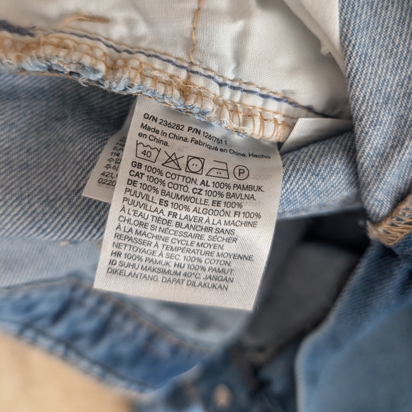 H&M Wide Leg Blue Denim Jeans - Picture 5 of 10